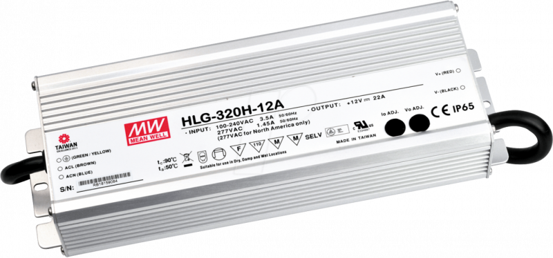 Источник питания постоянного тока HLG-320-24V