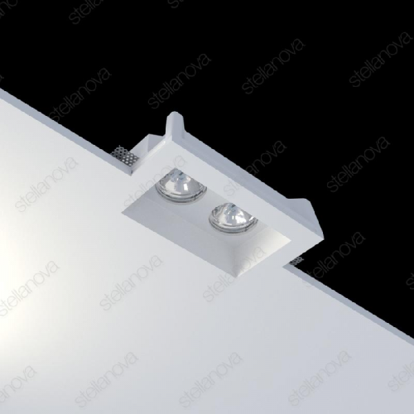 Встраиваемый гипсовый светильник MAIA DUO