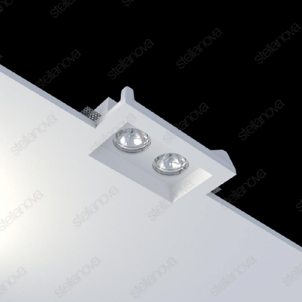 Встраиваемый гипсовый светильник MAIA DUO FLAT