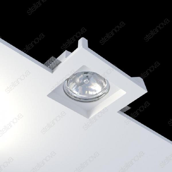 Встраиваемый гипсовый светильник CANOPUS FLAT