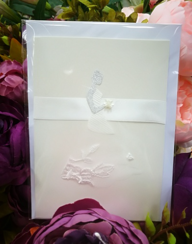 EG117-GC075AM Открытка ручной работы Невеста 12см*17см