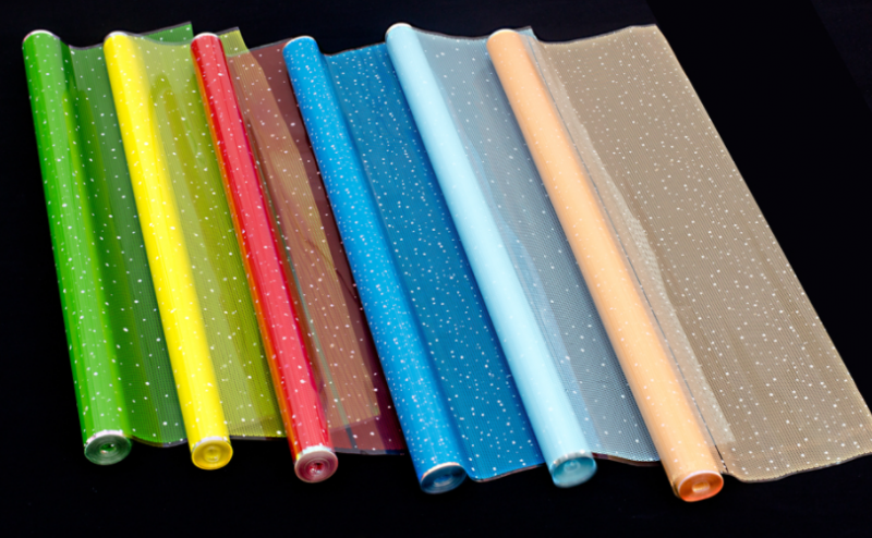 Пленка рисованная Сетка снег без каймы (60см/400гр)