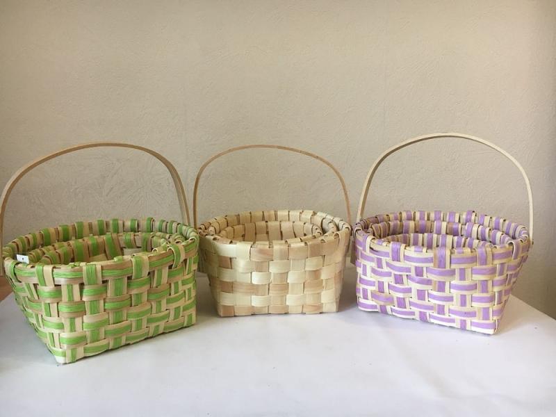 Корзины Китай №XS17-021 (набор круглый из 3шт)