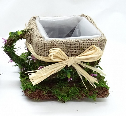 BH17C212-16 Кашпо Чашка квадратная 16см (1шт/уп)