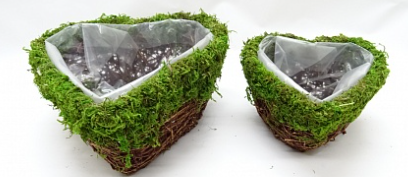 BH17C080 Набор кашпо Сердце (2шт/уп)