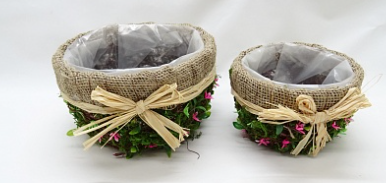 BH17C191 Набор кашпо Круглые (2шт/уп)