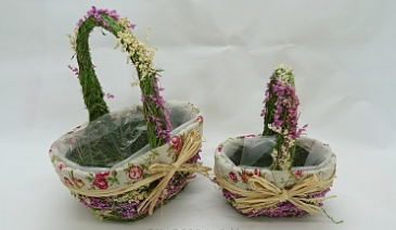 BH17C284 Набор корзин Овальные (2шт/уп)