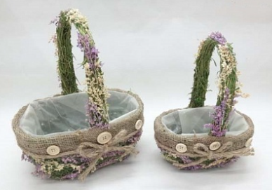 BH17C378 Набор корзин Овальные (2шт/уп)