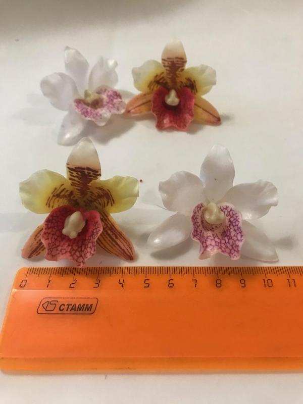 Орхидея М №4 ажурная 4см пр. Тайланд