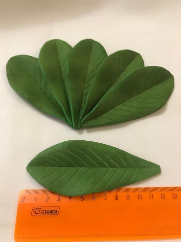 Зелень искуственная Тайланд лист из каучука