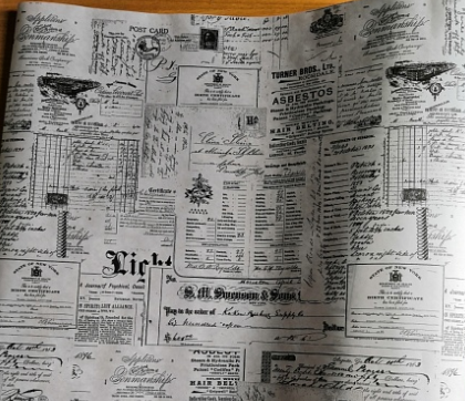 Крафт белый Накладные (70см/400гр)