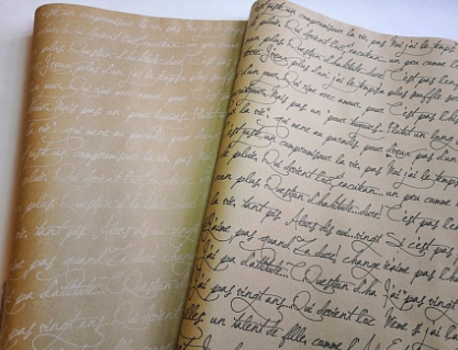 Крафт бурый Рукопись (70см/400гр)