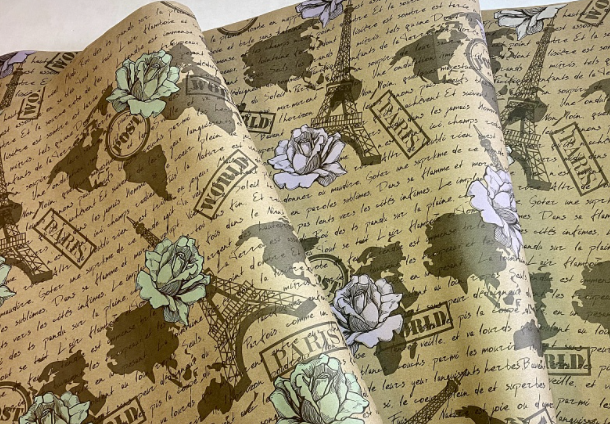 Крафт бурый Николь (70см/400гр)