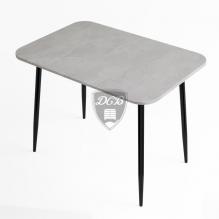Стол обеденный стекло фотопечать Бетон