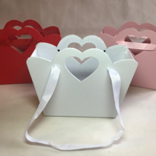 Коробка-сумка Фигурная с сердцем 25*10*19