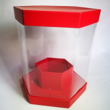 Коробка Ромб "Прозрачность" 24х26,5