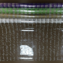 Пленка рисованная Рукопись (60см/400гр)