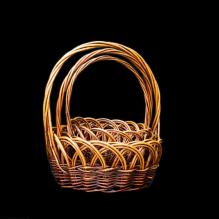 Корзины ивовые Китай №11166 (набор круглый из 3шт)