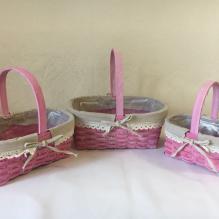 Корзины Китай №XS17-002 (набор овальный из 3шт)