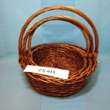 Корзины ивовые Китай №015 (набор круглый из 3шт)