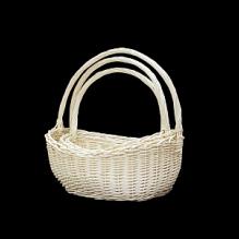 Корзины ивовые №5781 (набор овальный из 3шт)