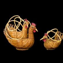 Наборы соломенные "Куры" (3шт/уп)