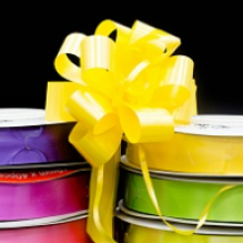 Лента Италия банты на катушке 30мм (35шт)