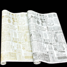 Крафт белый Газета+Фото (70см/400гр)